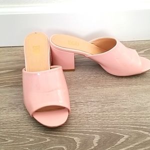 Pink Patent Mules